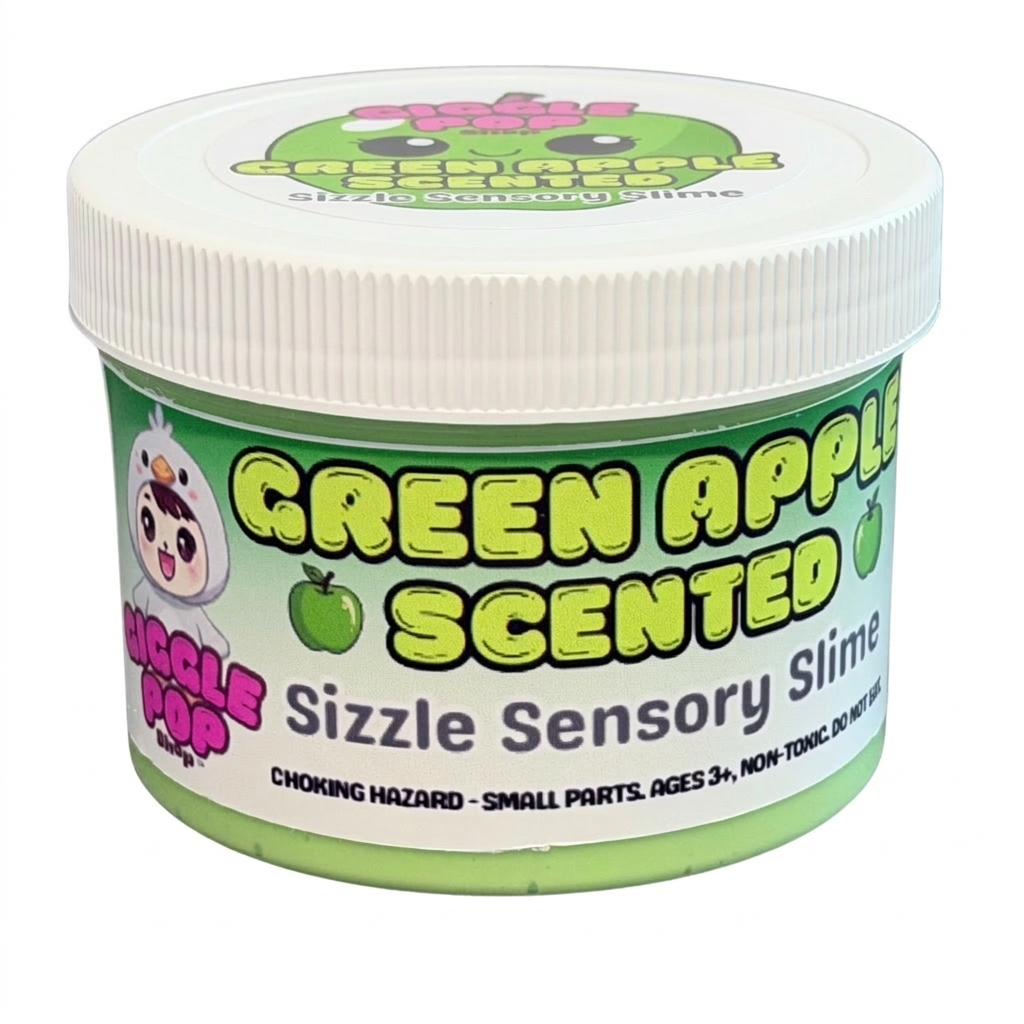 Green Apple Sizzle Slime